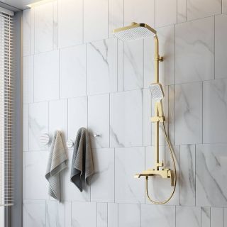 Душевая стойка Raglo R02.24.03 золотой сатин